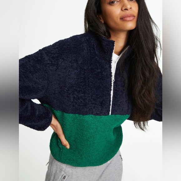 Sincerely Jules The Holly Half Zip Sweatshirt Size S - Picture 2 of 11